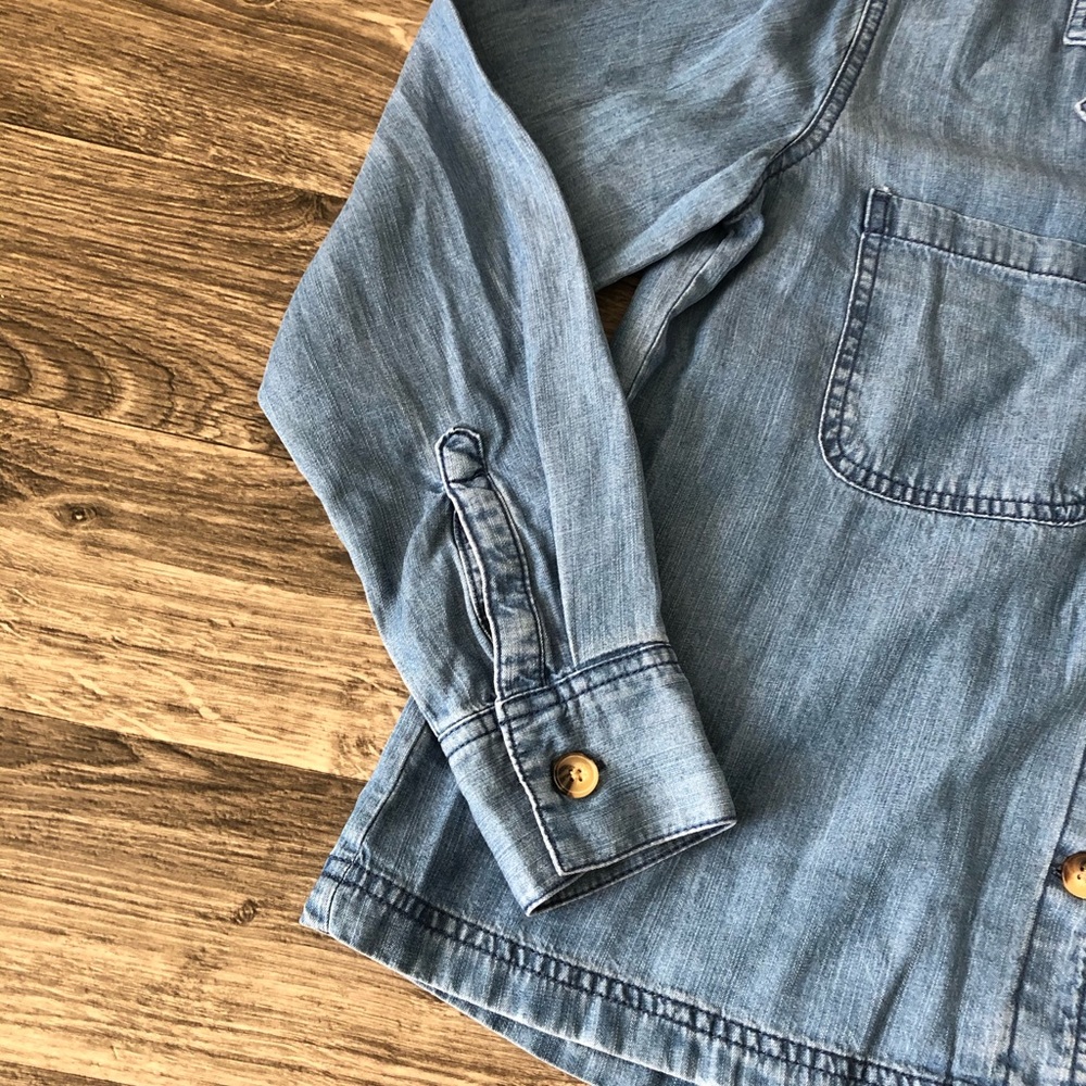 SOLD * DYNAMITE Chambray Top/Jacket - Picture 4 of 8